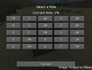 Note Block Selection GUI Mod for Minecraft 1.4.5