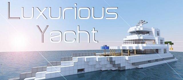 Luxurious Yacht Map for Minecraft | Minecraft Forum