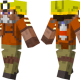 Safety Miner Skin for Minecraft