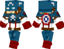 Captain America Skin for Minecraft