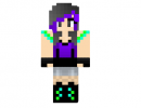 Emo or Rave Girl Skin for Minecraft