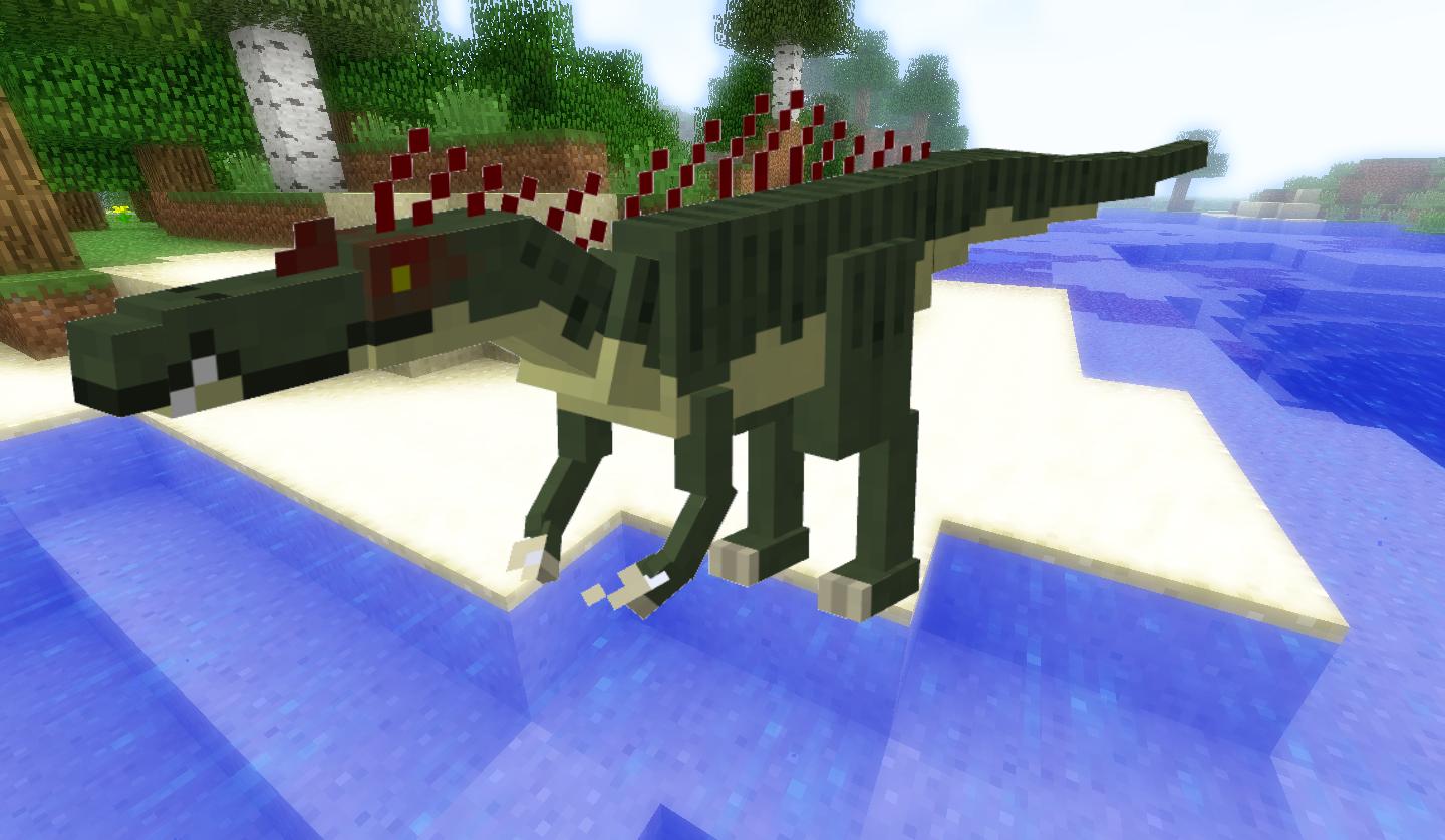 Мод на динозавров JurassiCraft для Minecraft 1.7.10.