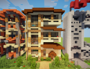 Minecraft Letter Frame Houses Map Download