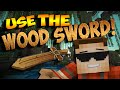 USE THE WOOD SWORD! - Minecraft Hunger Games Gameplay