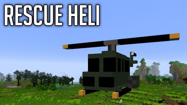 minecraft huey helicopter