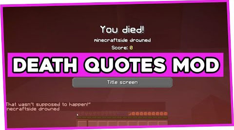 Death Quotes Mod
