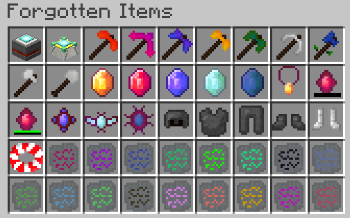 Forgotten Items Mod 1