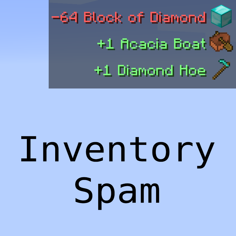 Inventory Spam Mod