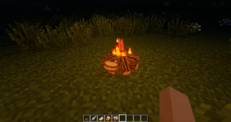 Simple Camp Fire mod for minecraft 06